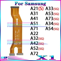 Alaplapi alaplap csatlakozó rugalmas kábel Samsung Galaxy A21S A31 A41 A51 A71 A22 A32 A42 A52 A72 A33 A53 A73 A34 A54 5G