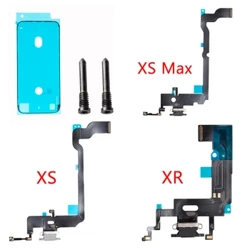 USB Port Charger Dock Connector Mic Charging Flex Cable mo le iPhone X XR XS Max Dock Charging Flex