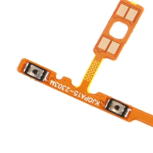 Neie 1 Stéck Power ON OFF Mute Switch Kontroll Schlëssel Volume Button Flex Kabel Fir OPPO A15s / A15 Ersatz Reparatur Deeler
