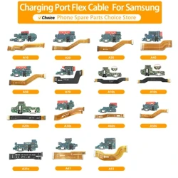 USB Charging Port Board Flex Kabel Connector Fir Samsung A10 A20 A30 A40 A70 A10S M16 M16 A20S A30S A60 A50S A31 A51 Mikrofon