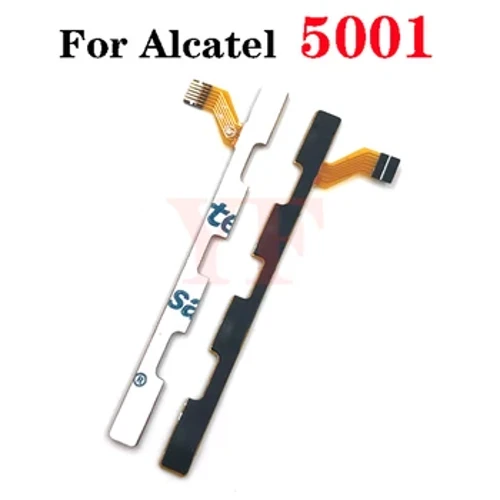 Ar gyfer Alcatel 1V 2019 5001 5001D 5001A Botwm Cyfrol Pŵer Flex Cable Ochr Allwedd Switsh YMLAEN Rhan Atgyweirio Botwm Rheoli
