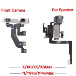Fotocamera frontale con altoparlante auricolare con cavo flessibile del sensore per la sostituzione di iPhone X XR XS 11 Pro Max
