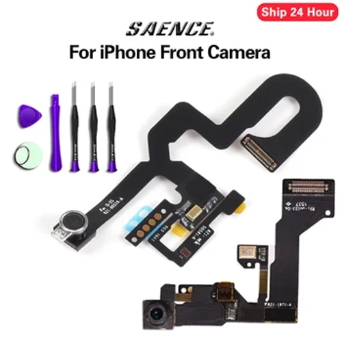 Original Small Front Camera Fir iPhone 5S SE 5 6 6s 7 8 Plus Proximity Sensor Face Front Camera Flex Cable Phone Repair Parts
