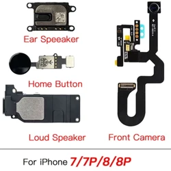 Front Camera Home Button Flex Cable Replacement Para sa iPhone 7 8 Plus Ear Piece Loud Speaker