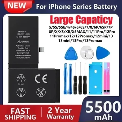 Ceallraí Nua 100% Ardchaighdeáin 0 Timthriallta Do iPhone SE 5 5S 5C 6 6S 7 8 Plus X XR XS 11 Pro Max 7P Le haghaidh Apple iPhone 14 13 7 6splus