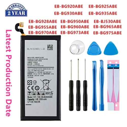 Pin hoàn toàn mới dành cho Samsung Galaxy S6 S6 Edge/Plus S7 S7 Edge S8 S8 Plus + S9 S9 Plus S10 S10E S10 Plus J5 Pro J7 Pro