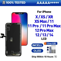 Incell OLED für iPhone X XS XR XS MAX 11 11 Pro 12 Pro LCD-Display mit 3D-Touchscreen-Digitalisierer für iPhone 12 12 Mini 13 14