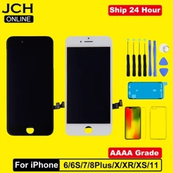 Grado AAAA per iPhone 6 6S 7 8 Plus LCD perfetto 3D Touch Screen Digitizer Assembly per iPhone X XR XS MAX 11PRO Display Pantalla