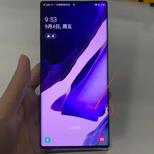 Ligne de tache de bande pour Samsung Note 20 Ultra 5G N986F N986B écran LCD écran tactile affichage téléphone portable écran défectueux