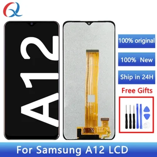 pantalla para sa samsung galaxy a12 lcd Original para sa a125f a127f a02 pagpapalit ng screen Mga Lcd ng Mobile Phone para sa Samsung A12 display