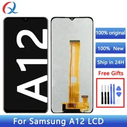 pantalla for samsung galaxy a12 lcd Original for a125f a127f a02 skjermerstatning Mobiltelefon LCD-er for Samsung A12-skjerm