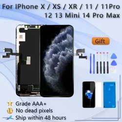 Ecran OLED pentru iPhone X XR XS 11 12 11 pro Max Ecran TFT de înlocuire pentru iPhone xs max 11 pro Ecran LCD, 3D Touch True Tone