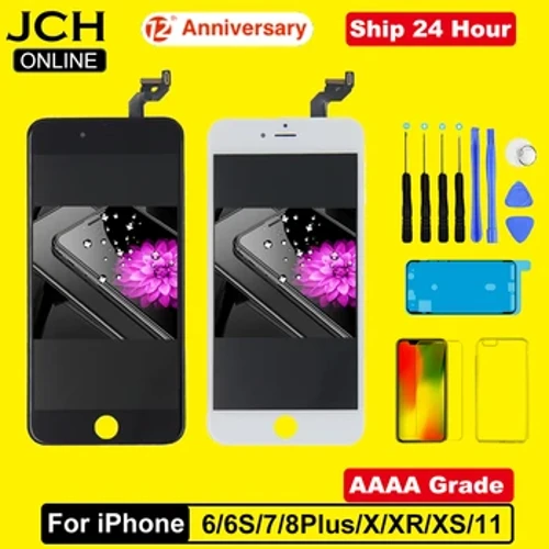 AAAA Grade For iPhone 6 6S 7 8 Plus LCD Perfekt 3D Touch Screen Digitizer Montering For iPhone X XR XS MAX 11PRO Display Pantalla