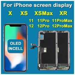 AAAA++++ OLED для iPhone X XR XS Max РК-дисплей Incell для iPhone 11 12 Pro Max 13 Mini 14 Plus РК-дисплей з дигітайзером