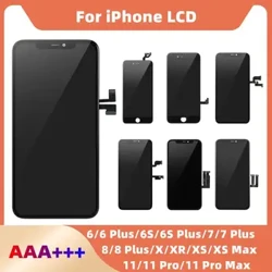 1-osainen vaihtokosketusdigitointinäyttö LCD iPhone 6 6S 7 8 Plus X XR XS 11 Pro Max -näytölle