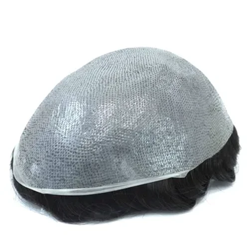 NG Clearance Super dënn Haut Toupée Multiple Faarf Männer Perücke All V Loop Onsichtbar PU Hoer Eenheet Männer Kapillar Prothese