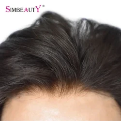 100% Tóc Nam Toupee Tự Nhiên Dây Cột Tóc Da Đầy Đủ Đế PU Bền Mỏng 0.1 Mm Bộ Tóc Giả Thay Thế Đơn Vị Mao Mạch chân Giả