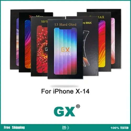 I-GX LCD Display Ye-iPhone X XS XR 11 11ProMax 12 12Pro 12pro Max 13 Touch Screen Digitizer Assembly Sekela Ithoni Yeqiniso