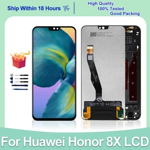 Ekraan Huawei Honor 8X LCD JSN-L11 JSN-L21 puutetundliku ekraani digiteerija jaoks Honor 8X LCD JSN-L22 JSN-L42 varuosade jaoks