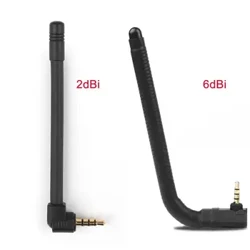 Artudatech 3,5 mm Jack Zewnętrzny wzmacniacz sygnału antenowego 2DBI 6DBI do mobilnego telefonu komórkowego na zewnątrz