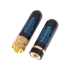SMA-M/SMA-F Ăng Ten Băng Tần Kép UHF + VHF SRH805S Bộ Đàm Cho Bộ Đàm Baofeng 1 Cái