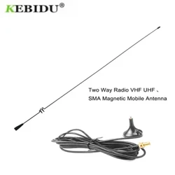 ʻElua ala Radio VHF UHF SMA Magnetic Mobile Long Antenna UT-108UV no ka BAOFENG CB Radio Walkie Talkie UV-5R UV-B5 UV-B6 GT-3