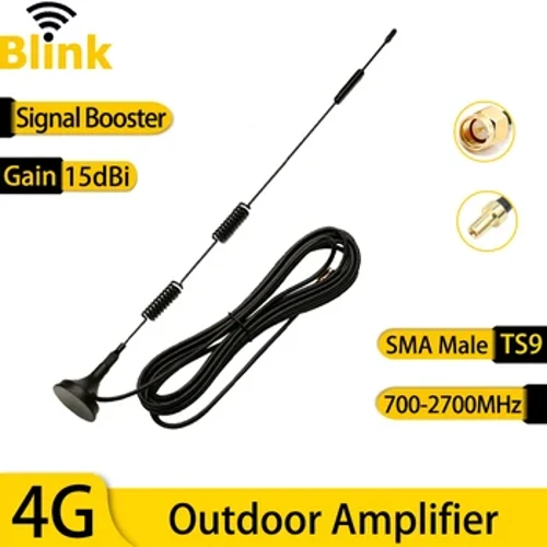 15dbi 4G Full-band Hút Ăng Ten TS9 Ngoài Trời Mạng Tăng Áp 3G 2G GSM Di Động Khuếch Đại Tín Hiệu cho Xe Điện Thoại Router Modem