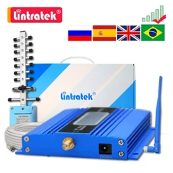 Mobilfunkverstärker GSM 2G 900 3G UMTS 2100 4G LTE 1800MHZ DCS Signalverstärker Handy + Antenne + 10m Kabel Repeater