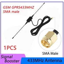 1Stk 400-433MHZ Antennen SMA Stecker Horn Antennensignalverstärker Über GSM GPRS Hornantenne Signalverstärkerantenne