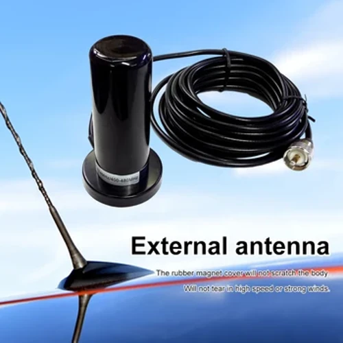 HHN2RS Antenna Dual Band VHF UHF Car Radio Antenna me Magnetic Base no ke kaʻa kaʻa Ham Radio Amateur Radio Mobile Transceiver