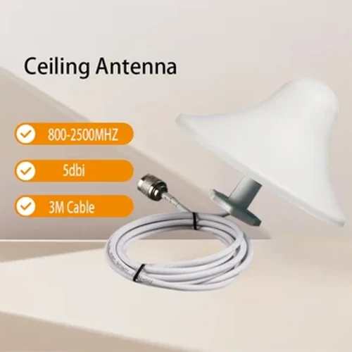 800-2500MHZ 5DB 4g Router Ceiling Omnidirectional Antenna Ethuthukisiwe Inethiwekhi ye-Wifi Signal 2g 3g 4g 4g yesiginali yeselula ephindayo I-Antenna