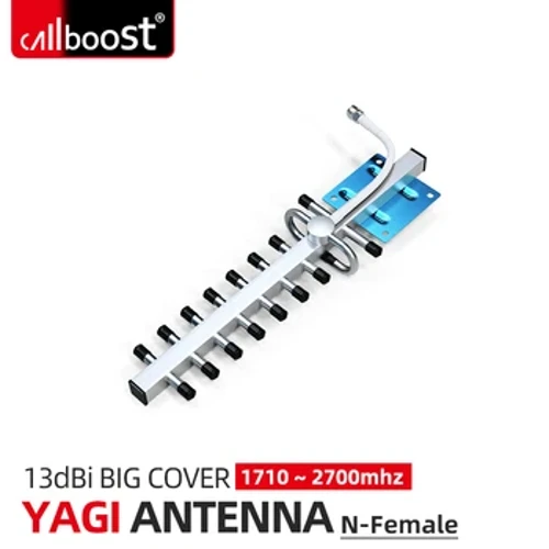 Callboost 13dbi Yagi Ăng Ten Cho Điện Thoại Di Động Tăng Cường Tín Hiệu Tăng Cường Tín Hiệu Ăng Ten Ngoài Trời 1710-2700 MHz Khuếch Đại 2G 3G 4G