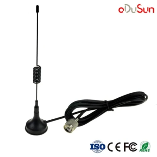 3.5dbi GSM Antena TNC Cysylltydd Gwryw gyda Sylfaen Magnetig ar gyfer Ffôn Di-wifr Sefydlog Ham Radio Signal Booster Ailadroddwr Di-wifr