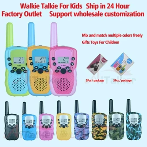 RT388 Chatgpt 2/3 Pcs Kanner Radio Empfänger Walkie Talkie Kanner Gebuertsdagscadeau Kanner Spillsaachen fir Jongen Meedercher BAOFENG T3 888S UV5R
