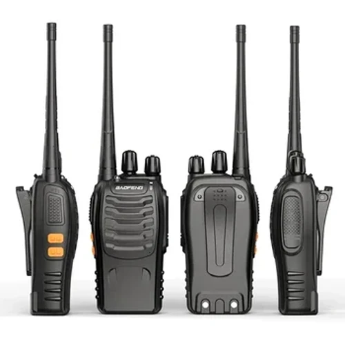 5-10km Talkie Long Range Two-way Radio ultra-long standby time Waterproof Walkie BF-888S UHF 400-470MHz 16CH VOX na may Type-C Cha