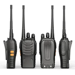 5-10km i-Talkie Long Range yezindlela ezimbili zerediyo isikhathi eside sokulinda I-Walkie engangeni manzi BF-888S UHF 400-470MHz 16CH VOX ne-Type-C Cha