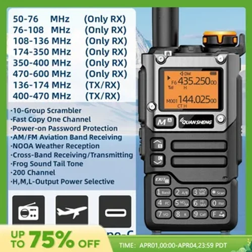 Quansheng UV K5 (8) Walkie Talkie Taşınabilir Am Fm İki Yönlü Telsiz Komütatör Istasyonu Amatör Amatör Kablosuz Set Uzun Menzilli Alıcı