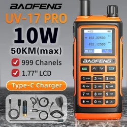 Baofeng UV17 Walkie Talkie Long Range Portable Station Fm Mächteg Radio Station Juegd Ham Zwee Wee Radio Wireless Set Empfänger