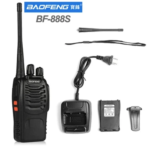 1pcs Original Baofeng interphone BF 888s Walkie Talkie UHF 400-470MHz Isiteshi esiphathwayo somsakazo wezindlela ezimbili iziteshi zokuxhumana eziyi-16
