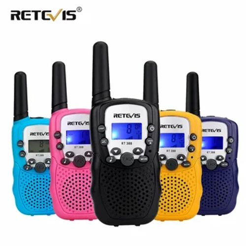 RETEVIS RT388 Walkie Talkie Dječji 2 kom. Dječji radio prijemnik Walkie-Talkie Dječji rođendanski poklon Dječje igračke za dječake Djevojčice