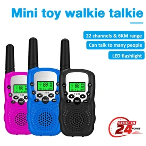2PCS Dječji Walkie Talkie Prijenosni vanjski Dječji dvosmjerni radio 6KM Prijemnik Walkie-Talkie Radio Comunicador Igračke za dječake Djevojčice