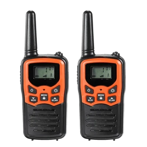 I-2Pcs Handheld Walkie Talkie Radio Iziteshi ezingama-22 Isethi engu-10 Km Uhf 400-470 Mhz I-Dual Band Long Range Communication Transceiver