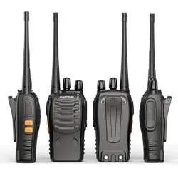 5-10km 토키 장거리 양방향 라디오 매우 긴 대기 시간 방수 워키 BF-888S UHF 400-470MHz 16CH VOX Type-C Cha 포함