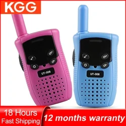 2pcs Walkie Talkie Kids Handheld Transceerver Long Range Inaistrithe Walkie-Talkie Radia Bronntanais Breithlá Leanaí