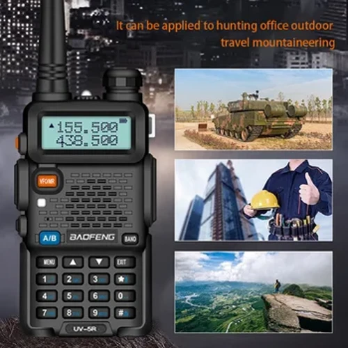 Baofeng UV 5R Walkie Talkie Партатыўны Ham CB радыё двухдыяпазонны VHF UHF FM трансівер Двухбаковае радыё UV82 UV9R Plus