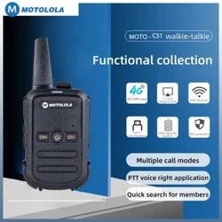 MOTOLOLA C-51 Walkie Talkie prijenosni dvosmjerni radio 16 kanala UHF 400-470MHz Walkie-talkie Radio Walkie Talkie dugog dometa COD