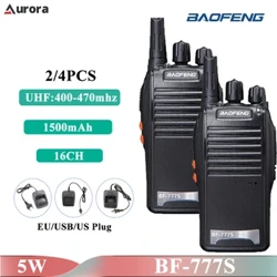 Baofeng BF-777S Walkie Talkie originalni UHF 400-470MHz 5W 1500mah 16 kanala prijenosni profesionalni dvosmjerni radio Dječje igračke 777S