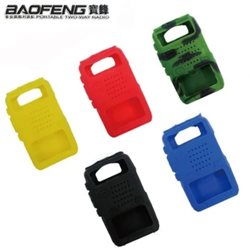 BAGONG 2PCS Silicone Rubber Cover bumper BAOFENG UV-5R Case Para sa Two Way Radio F8+ UV 5R UV-5RE DM-5R Walkie Talkie uv5r Accessories