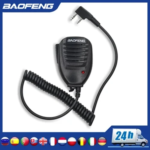 ʻO Baofeng ka leo kani lima lima no ka Radio UV5R UV82 BF-888S Walkie Talkie Microphone no Kenwood TYT Pofung Mea Pono