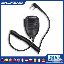 Baofeng оригинален ръчен високоговорител микрофон за радио UV5R UV82 BF-888S уоки токи микрофон за Kenwood TYT Pofung аксесоари